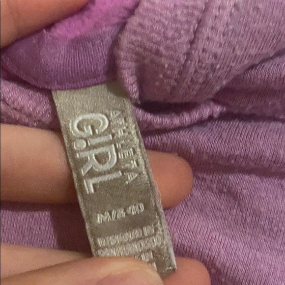 Athleta girl lilac hoodie with criss cross back - Picture 3 of 4
